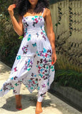 Colorful  Printed Tube Top Maxi Dress - soofoom.com