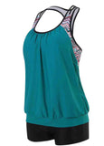 Solid Color Tankini Set