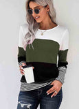 Knit Splice Pullover T-shirt