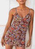 Ruched Surplice Tankini Set