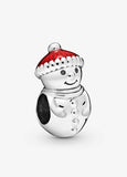 Snowman&Santa Hat Charm