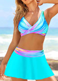 Ombre High Waisted Bikini Set