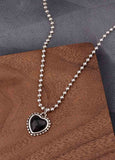 Ins Style Silver Pendants Necklace