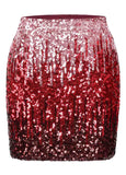 Sequin Sparkle Stretchy Bodycon Mini Skirts