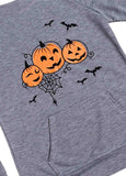 Halloween Pumpkin Long Sleeve Sweatshirt