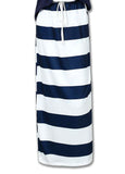 Boat Anchor Print T-Shirt & Striped Skirt Set