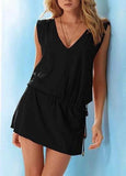 V-Neck Halter Beach Dress