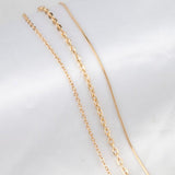 Gold Metal Chain Anklet Set for Women - soofoom.com