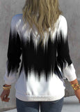 Zipper Ombre  Sweatshirt