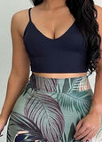 Cami Crop Top & Tropical Print Maxi Skirt Sets - soofoom.com