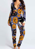 Halloween Pumpkin Jumpsuit