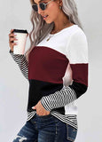 Knit Splice Pullover T-shirt