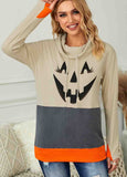 Halloween Thumb Pullover Crew Neck Hoodie