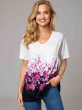 Floral Printed Pocket T-shirt