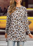 Leopard Cute Long Sleeve T-shirt