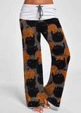 Funny And Cute Black Cat Pumpkin  Pants