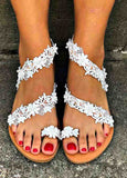 Lace Romantic Flower Decorative Summer Sandals