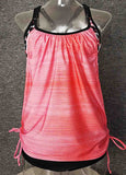 Copy of Side Ruched Splicing Two-Piece Tankini Set