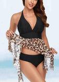 Asymmetric Hem Lace Swimdress and Panty