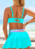 Ombre High Waisted Bikini Set