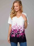 Floral Printed Pocket T-shirt