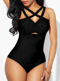 Solid Sexy One Pieces Swimsuit