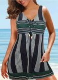 Padded Striped Tankini