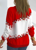 Valentines Letter Print  Sweatshirt