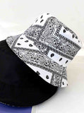 Printed Retro Folding Sunhat