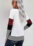 Knit Splice Pullover T-shirt