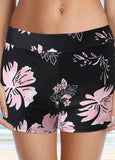 Printed Mid Waisted Swimwear Shorts