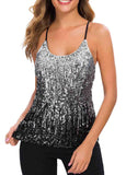 Sparkle Glitter Party Strappy Tank Top