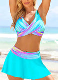 Ombre High Waisted Bikini Set