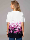 Floral Printed Pocket T-shirt