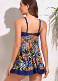 Floral Printed Swimdress and Shorts