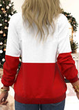 Christmas Snowman Print   Sweatshirt