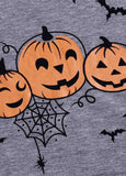 Halloween Pumpkin Long Sleeve Sweatshirt