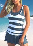 Striped Tankini Set