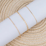 Gold Metal Chain Anklet Set for Women - soofoom.com