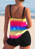 Rainbow Tie Dyed Tankini Set