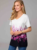 Floral Printed Pocket T-shirt