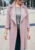 Open Front Solid Long Sleeve Cardigan