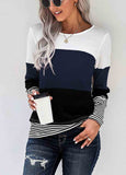 Knit Splice Pullover T-shirt