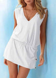 V-Neck Halter Beach Dress