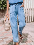 Vintage Cotton-Blend Pants