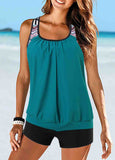 Solid Color Tankini Set