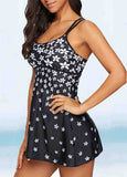 Elegant Floral Printed Tankini Set