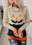 Halloween Thumb Pullover Crew Neck Hoodie