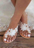 Lace Romantic Flower Decorative Summer Sandals