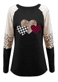 Valentine's Day Stitching T-shirt